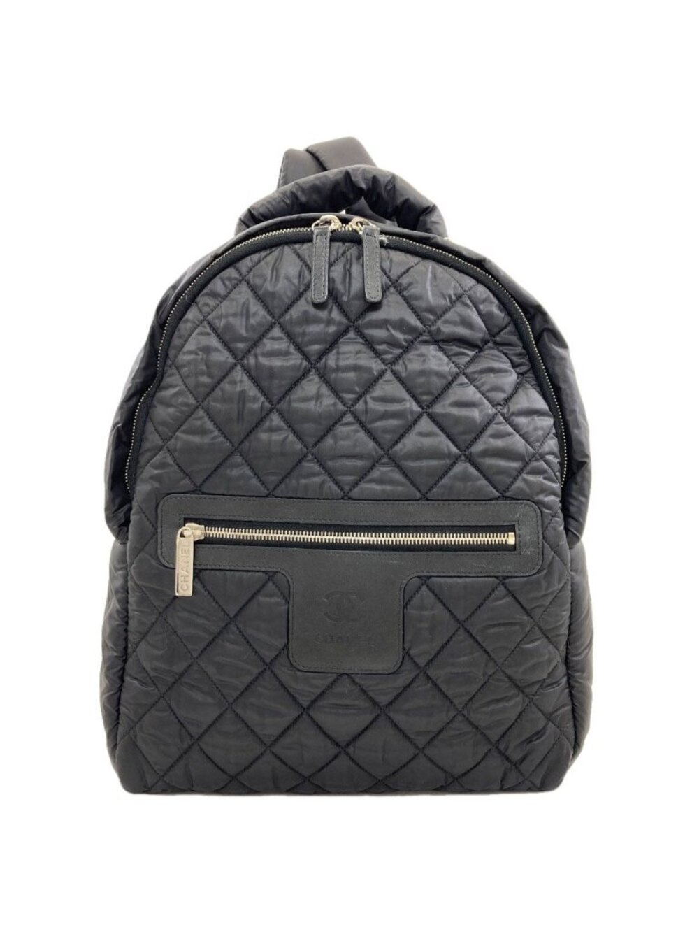 Chanel Coco Cocoon Silver Backpack Nylon